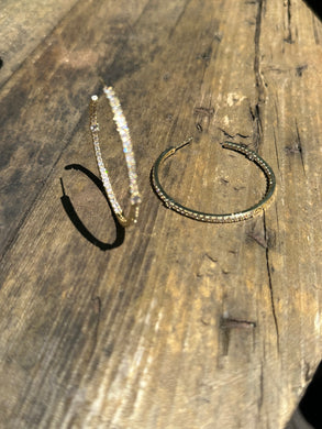 Obsessed CZ Hoops • Gold