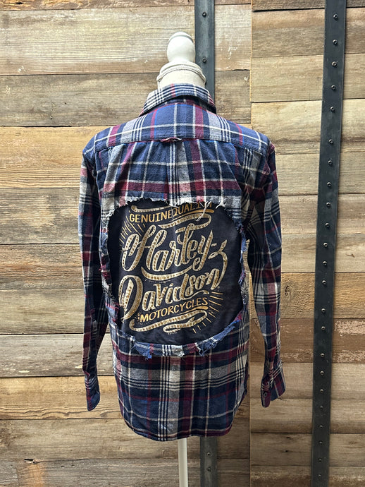 Sparkling Custom Harley Flannel