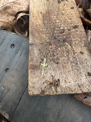 The Dagger Necklace • Stainless/Gold Plated