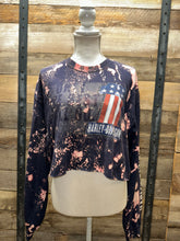 Load image into Gallery viewer, Vintage Route 43 Harley Long Sleeve Crop