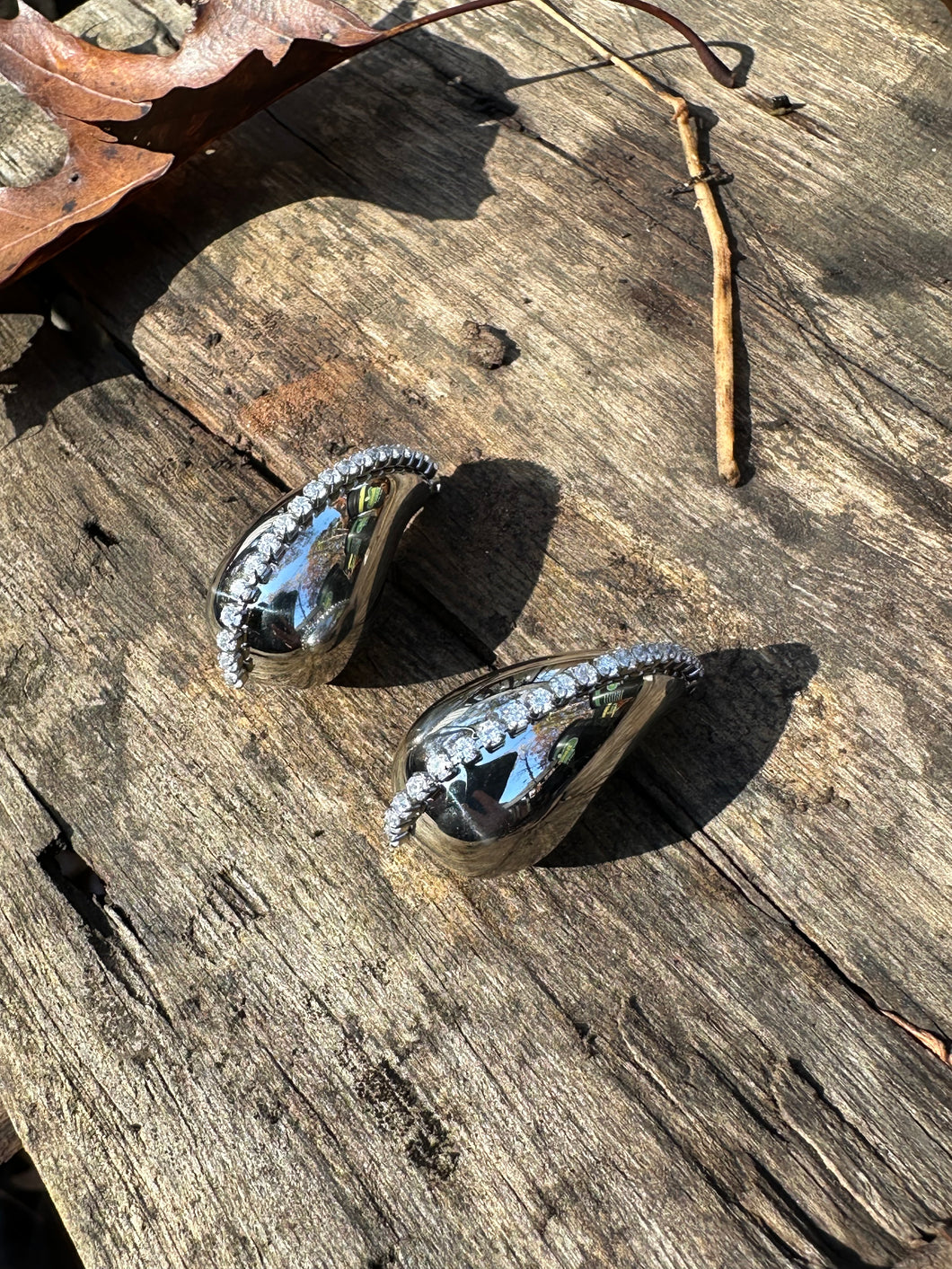 Bardot Drop Earrings • Stainless Steel