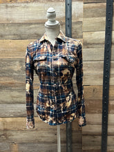 Load image into Gallery viewer, Sparkling Skully Harley Flannel