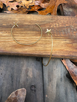 Twilight Hoops • 18k Gold Plated