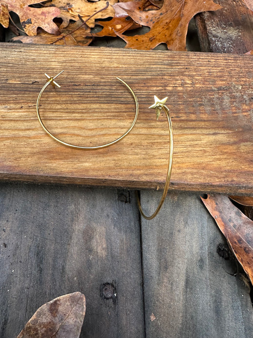 Twilight Hoops • 18k Gold Plated