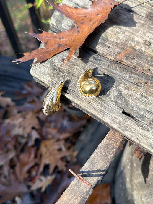 Bardot Drop Earrings • 18k Gold Plated