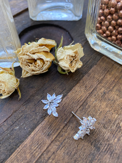 Charlotte Mini Cluster Studs • Silver