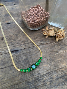 Queen Necklace • Emeralds