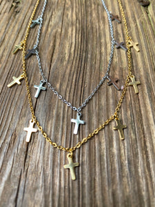Chain of Faith Choker • Gold