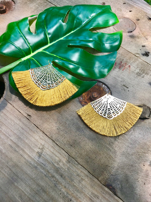 Dynasty Earrings • Golden