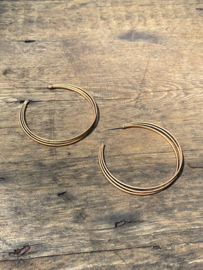 222 Hoops • Antique Gold