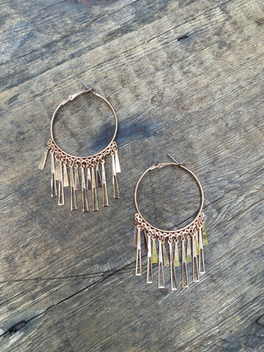 Boho Babe Hoops • Rose Golden