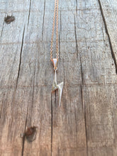 Load image into Gallery viewer, Bolt Necklace • Rose Gold