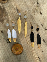 Load image into Gallery viewer, She Has Wings Earrings • Raven