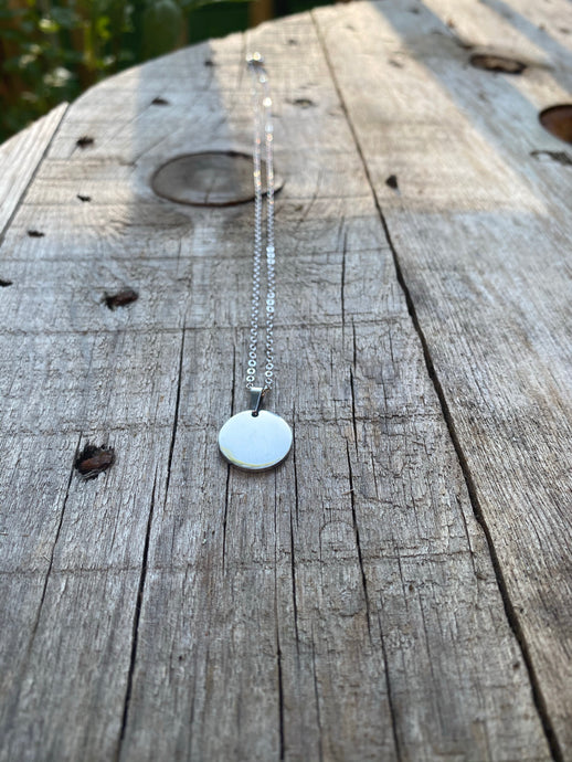 Disc•overy Necklace • Silver